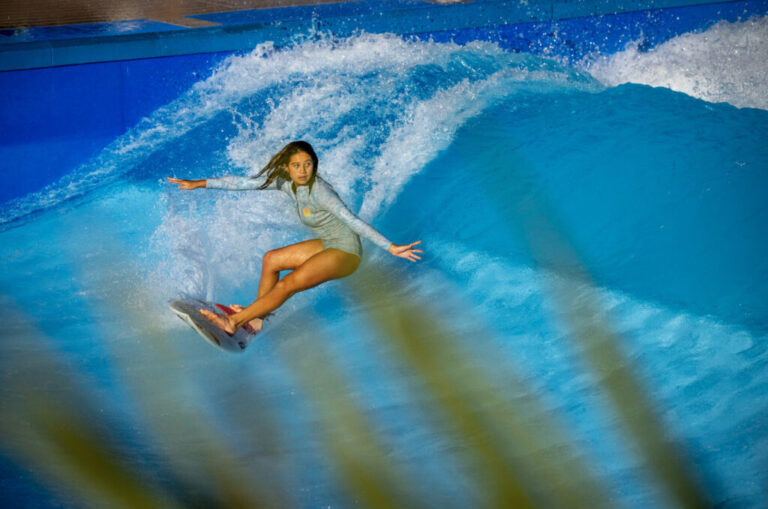 Wave Pool Surfing – 100Ft Wave