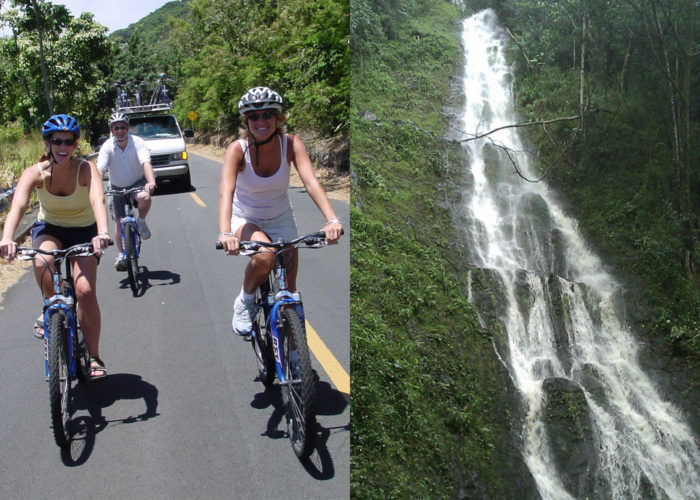 Downhill Bike & Waterfall Hike