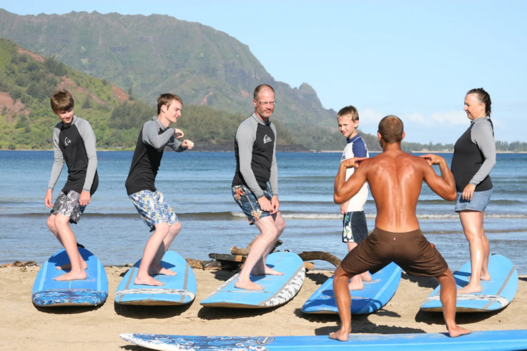 Hanalei Group Surf Lessons